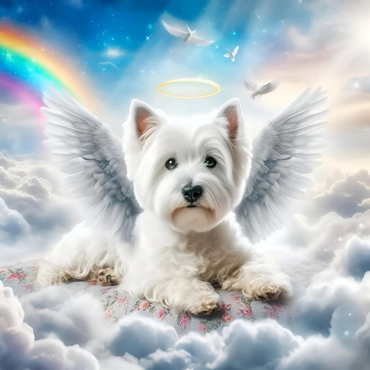 West Highland Terrier Westie Dog | Diamond Painting