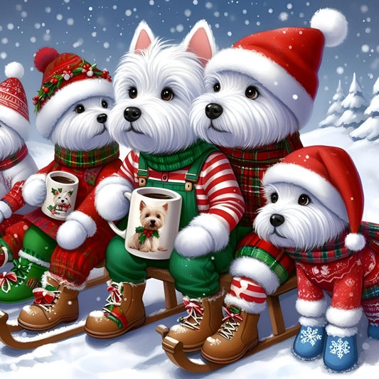 West Highland Terrier Westie Dog | Diamond Painting