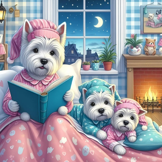 West Highland Terrier Westie Dog | Diamond Painting