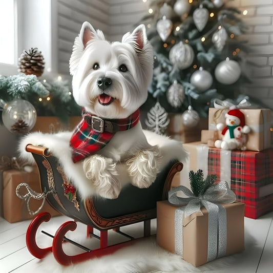 West Highland Terrier Westie Dog | Diamond Painting