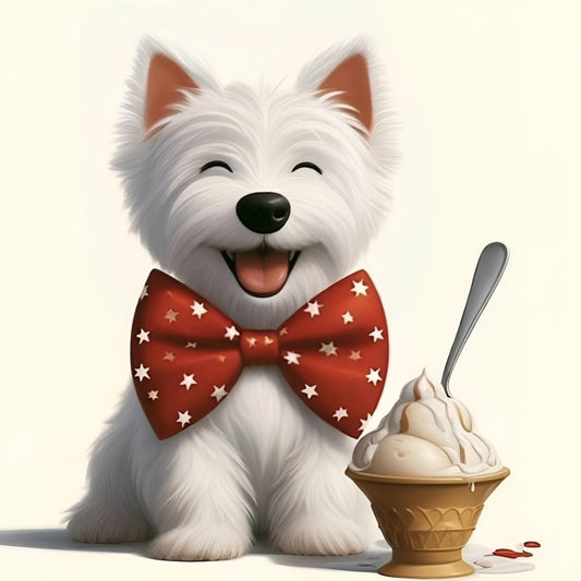 West Highland Terrier Westie Dog | Diamond Painting