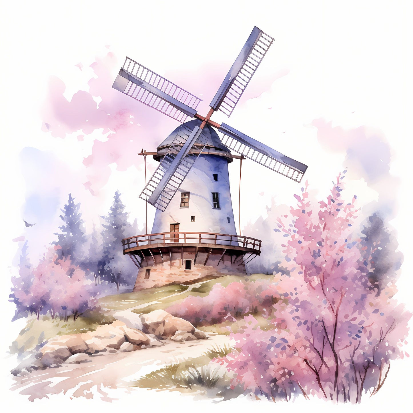 Windmill | Diamond Painting