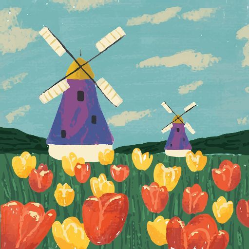 Windmill | Diamond Painting