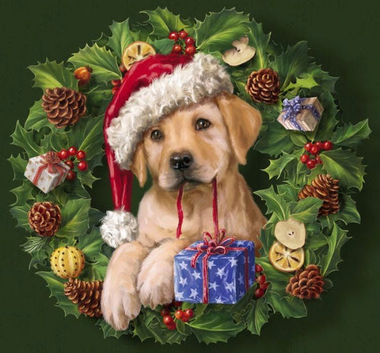 Christmas Dog | Diamond Painting