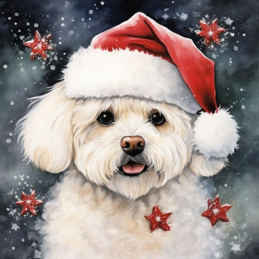 Christmas Dog | Diamond Painting