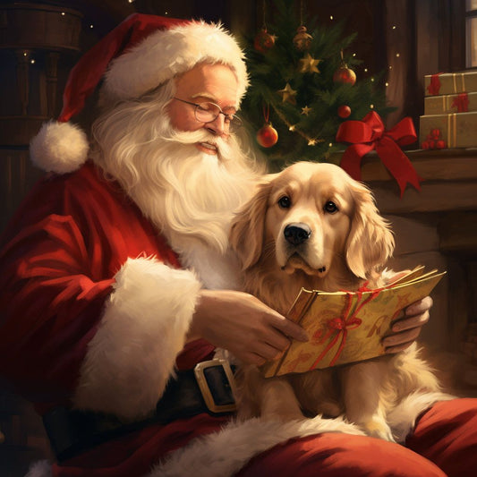 Christmas Dog | Diamond Painting