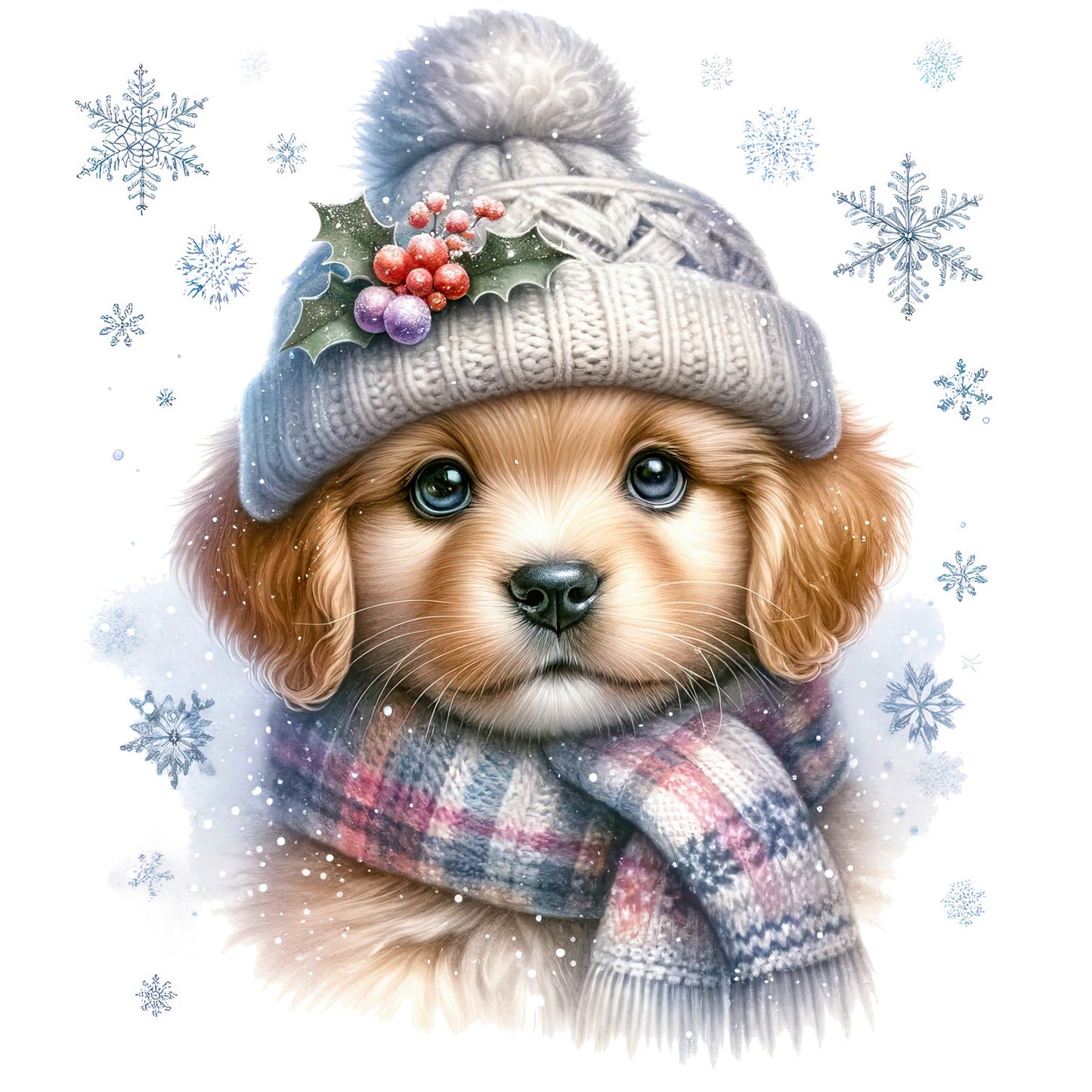 Christmas Dog | Diamond Painting