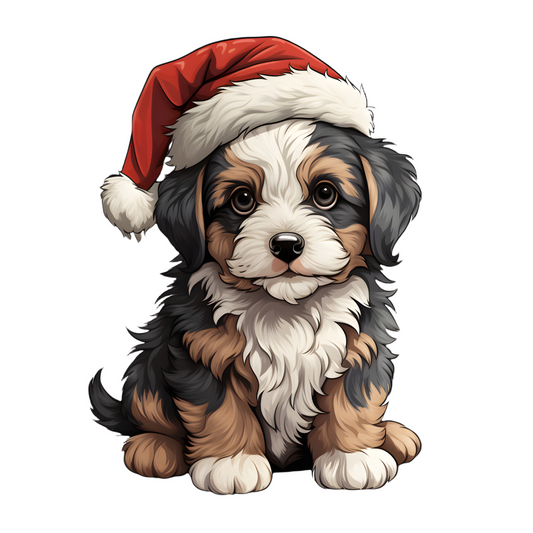 Christmas Dog | Diamond Painting