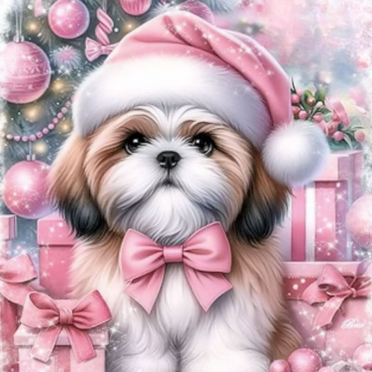 Christmas Dog | Diamond Painting