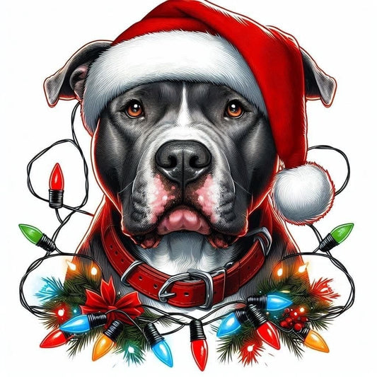 Christmas Dog | Diamond Painting