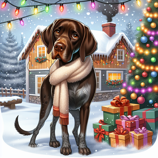 Christmas Dog | Diamond Painting