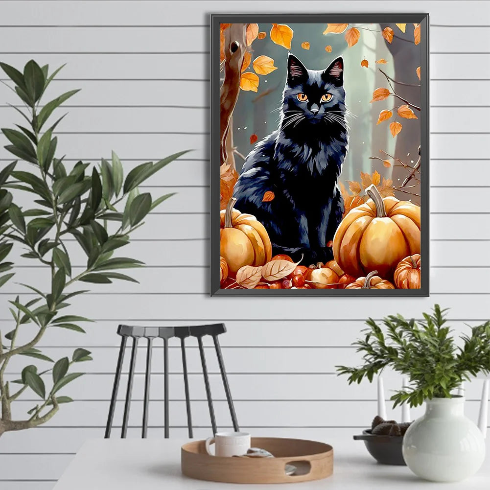 Halloween Black Cat | Diamond Painting