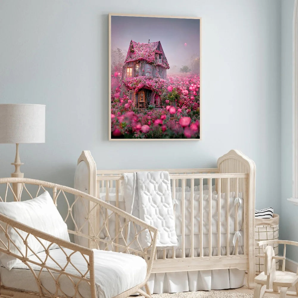 Pink Dream House | Diamond Painting