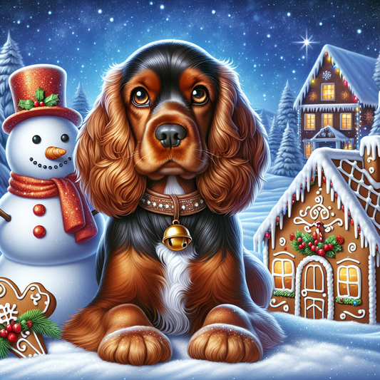 Christmas Dog | Diamond Painting