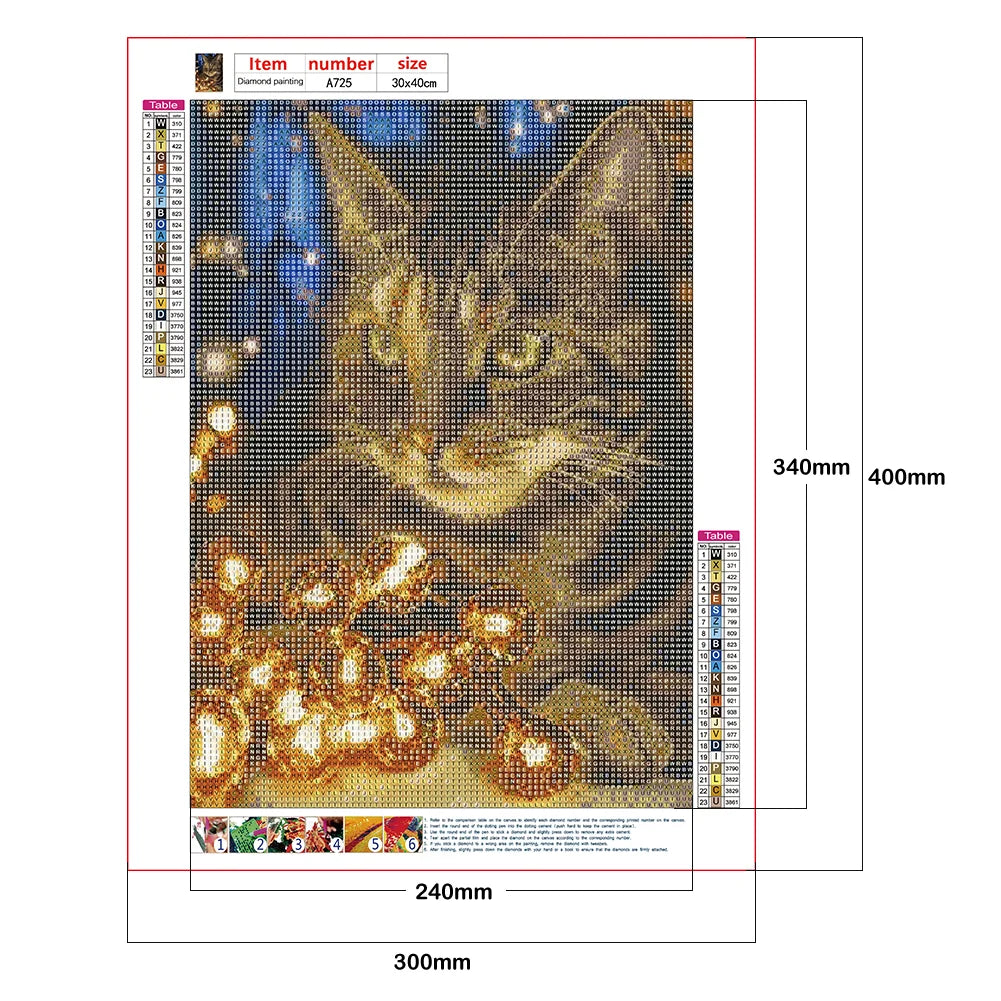 Cat | Diamond Painting