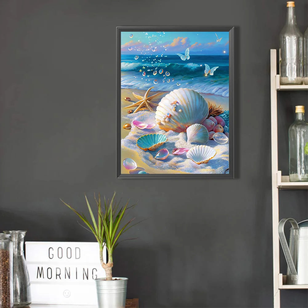 Shells On The Beach | Diamond Painting