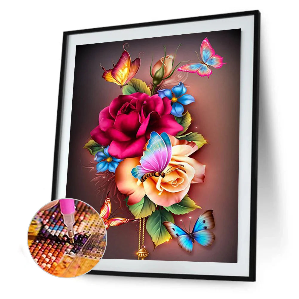 Butterfly Flower | Diamond Painting