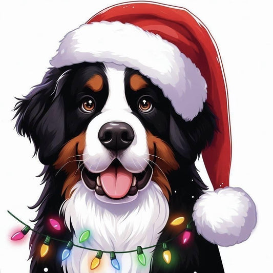 Christmas Dog | Diamond Painting