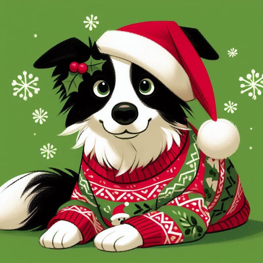 Christmas Dog | Diamond Painting