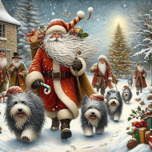 Christmas Dog | Diamond Painting