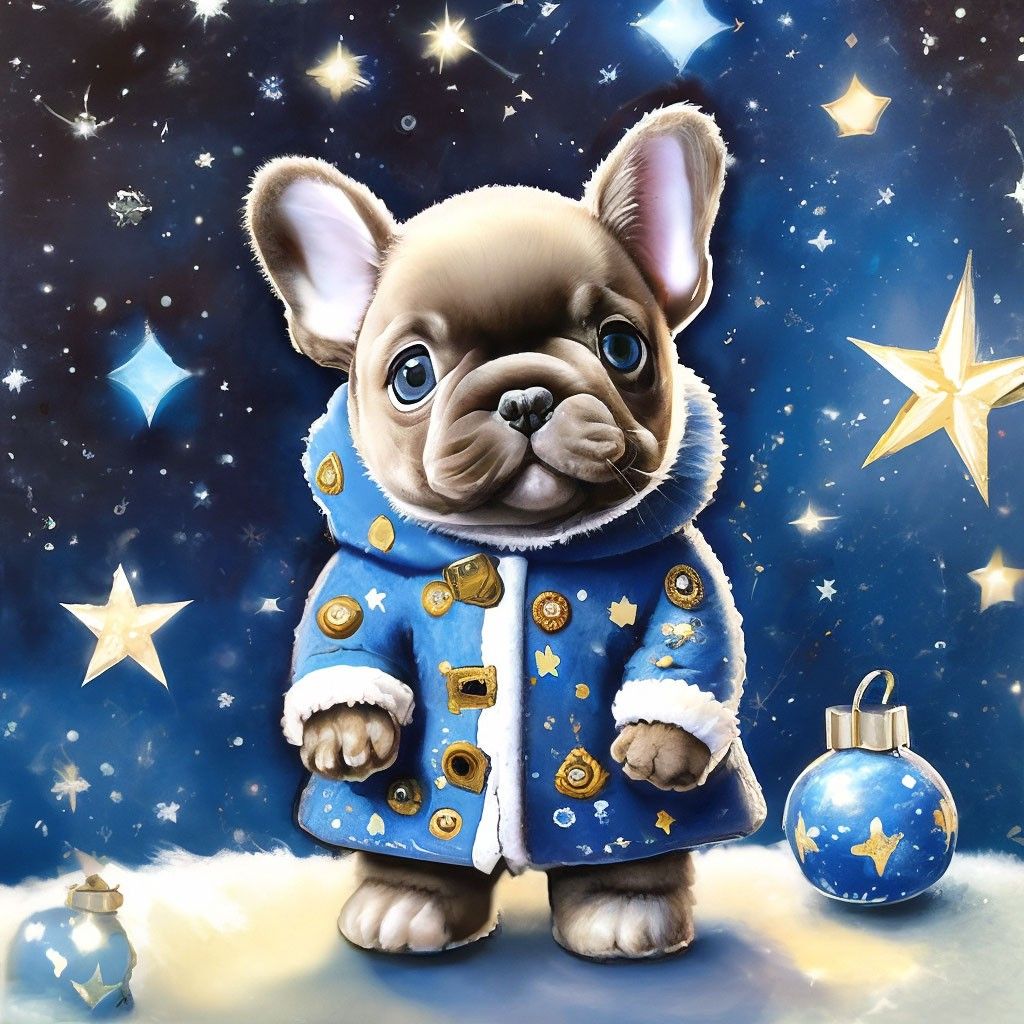 Christmas Dog | Diamond Painting