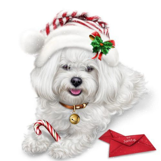 Christmas Dog | Diamond Painting