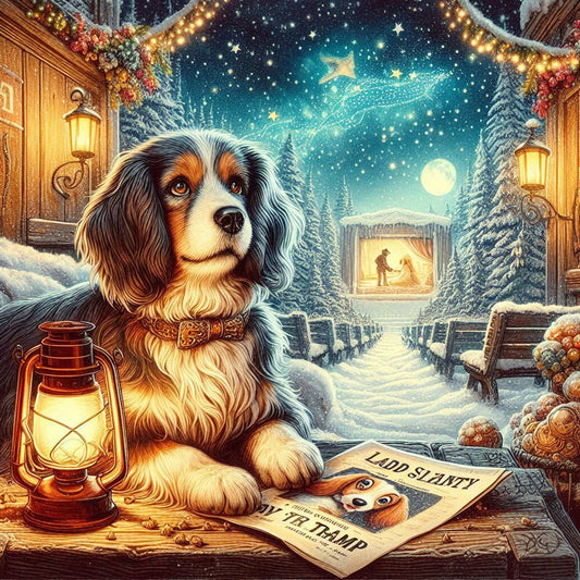 Christmas Dog | Diamond Painting