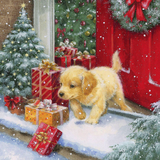 Christmas Dog | Diamond Painting