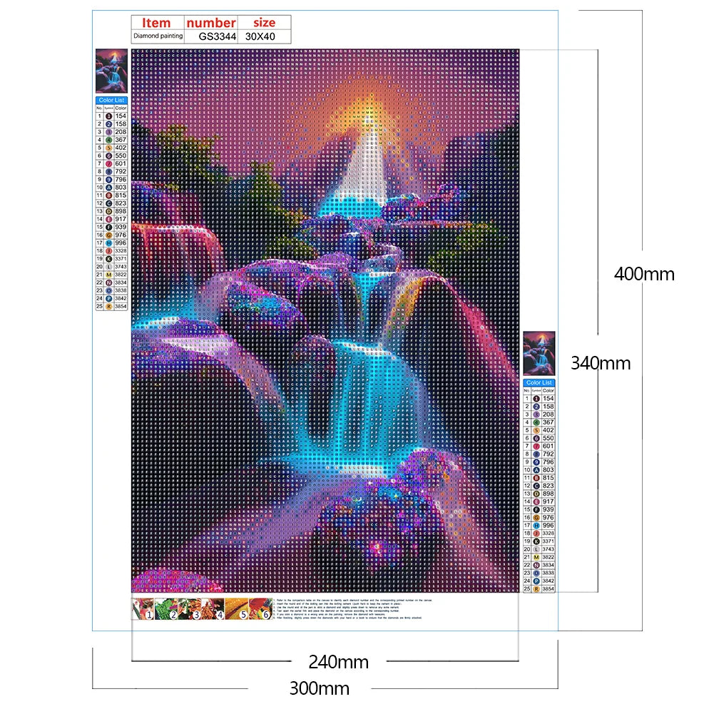 Magical Waterfall | Diamond Painting