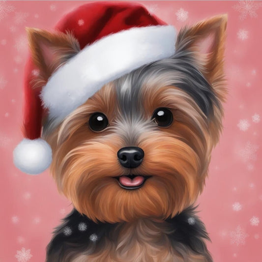 Christmas Dog | Diamond Painting