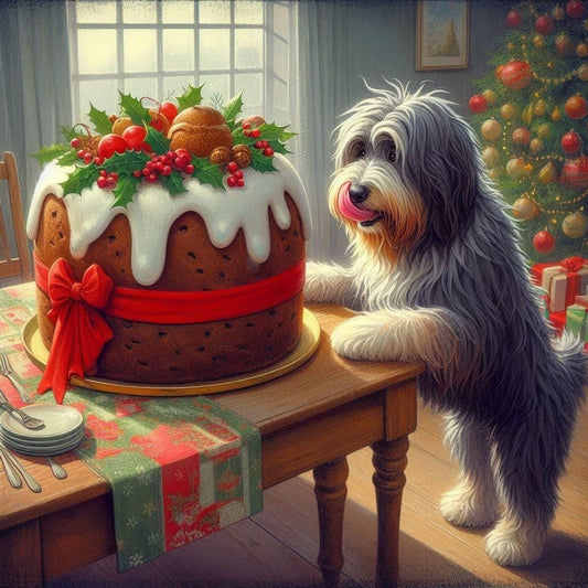 Christmas Dog | Diamond Painting