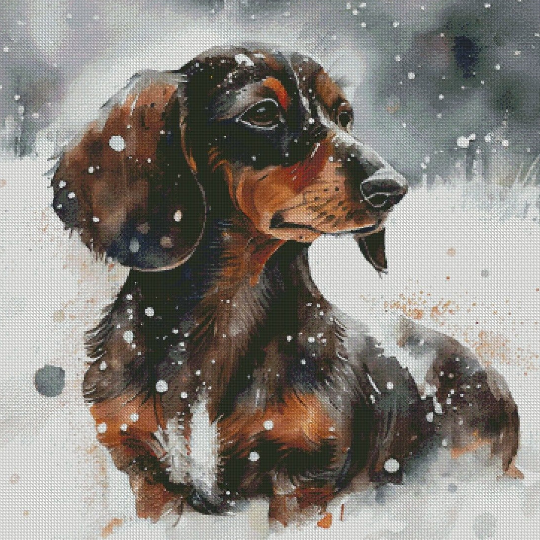 Christmas Dog | Diamond Painting