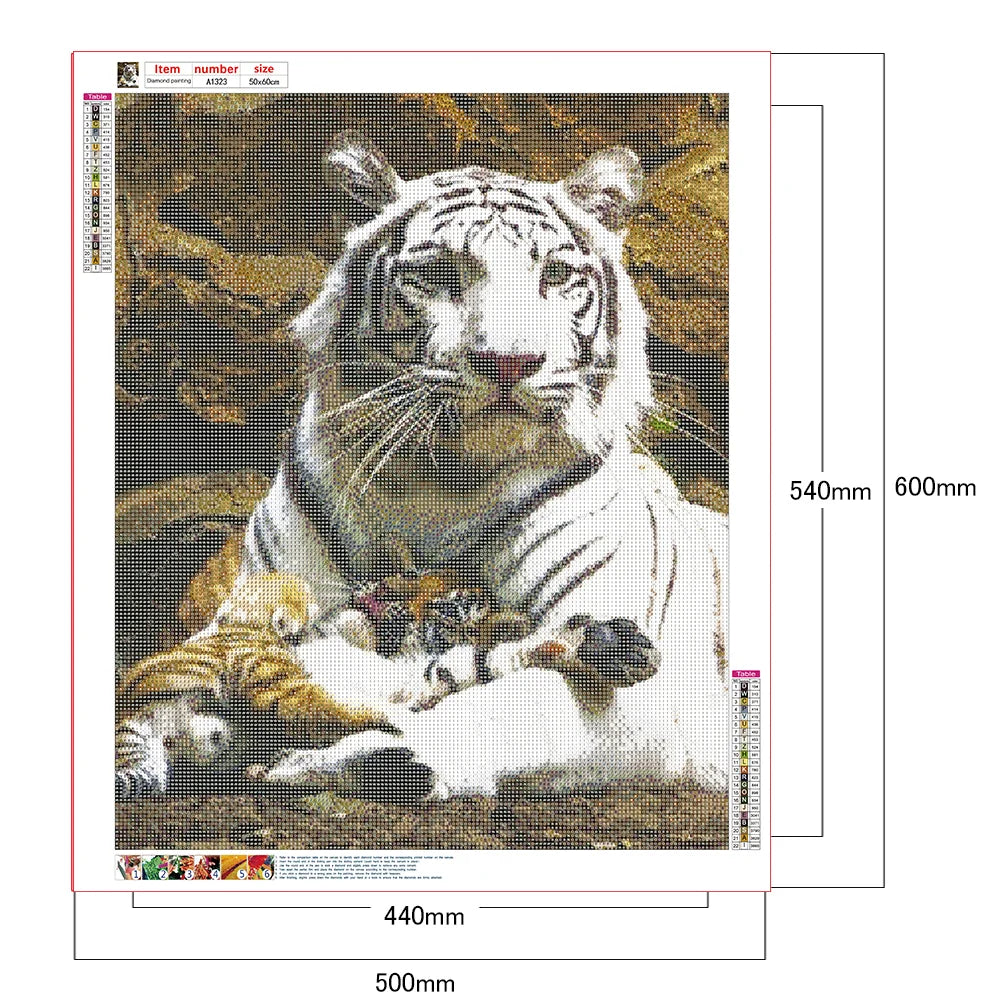 White Tiger | Diamond Painting