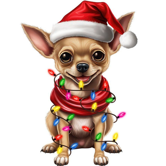 Christmas Dog | Diamond Painting