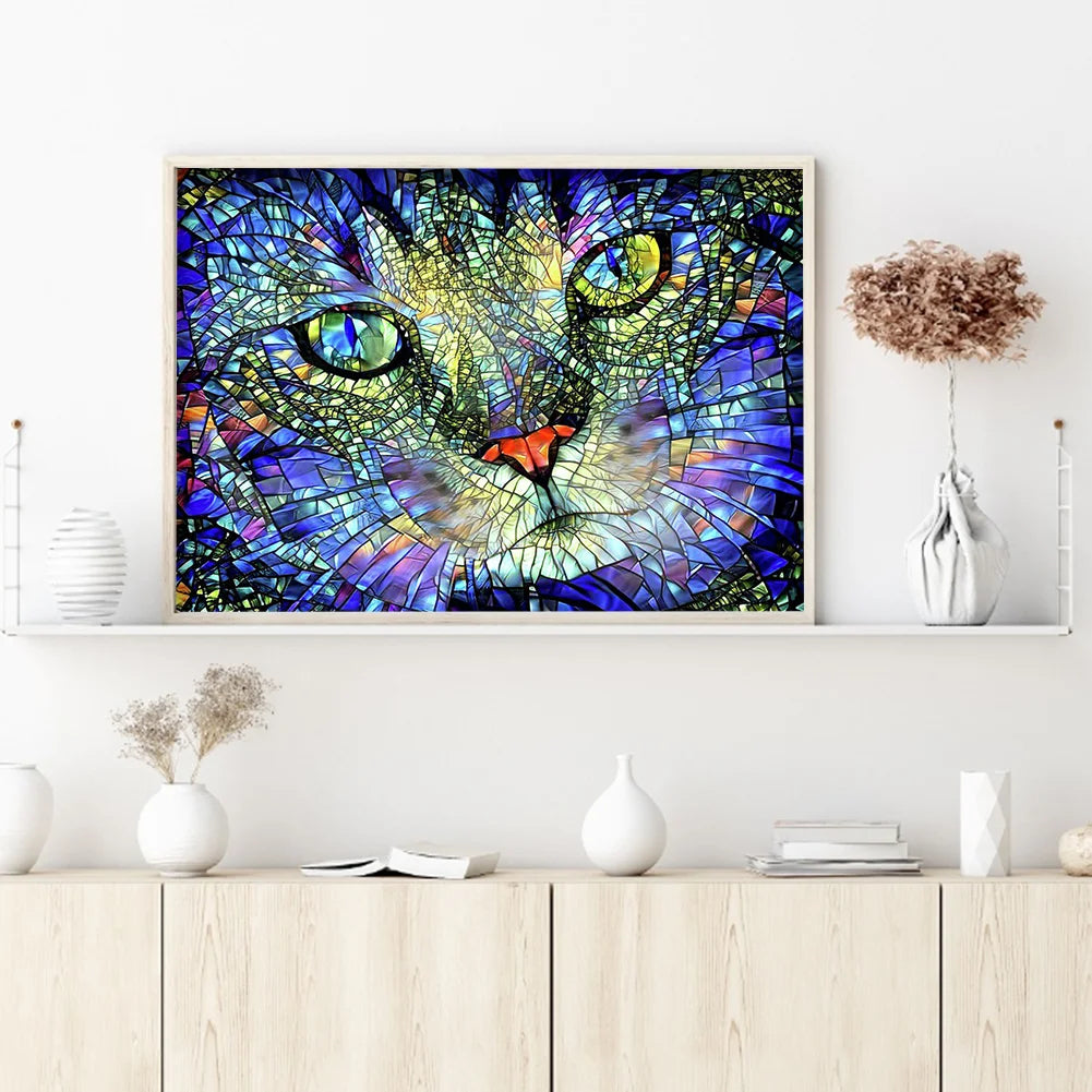 Colorful Cat | Diamond Painting