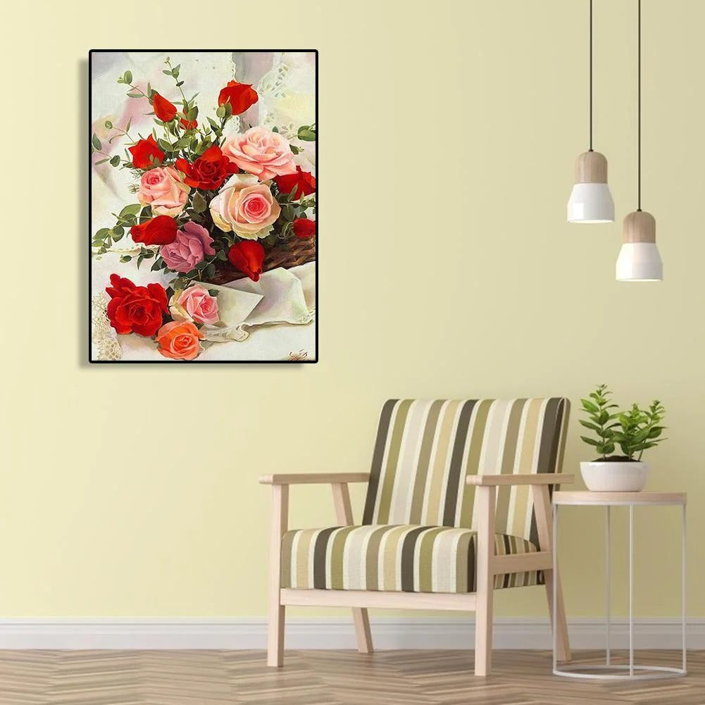 Red Flower | Diamond Painting