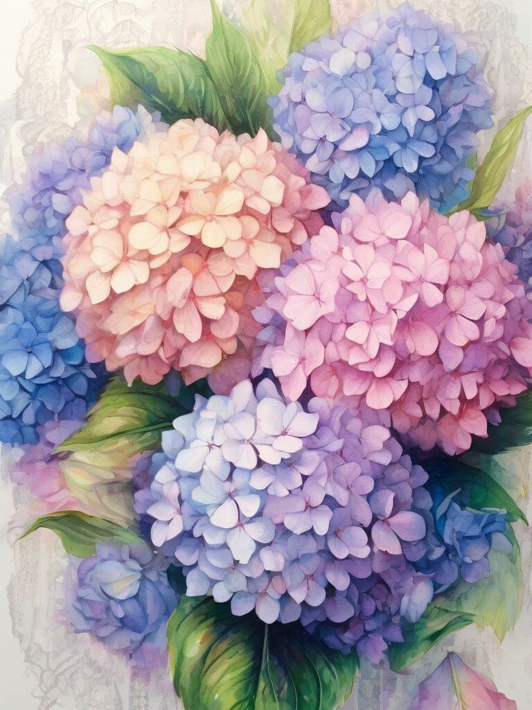 Hydrangea | Diamond Painting