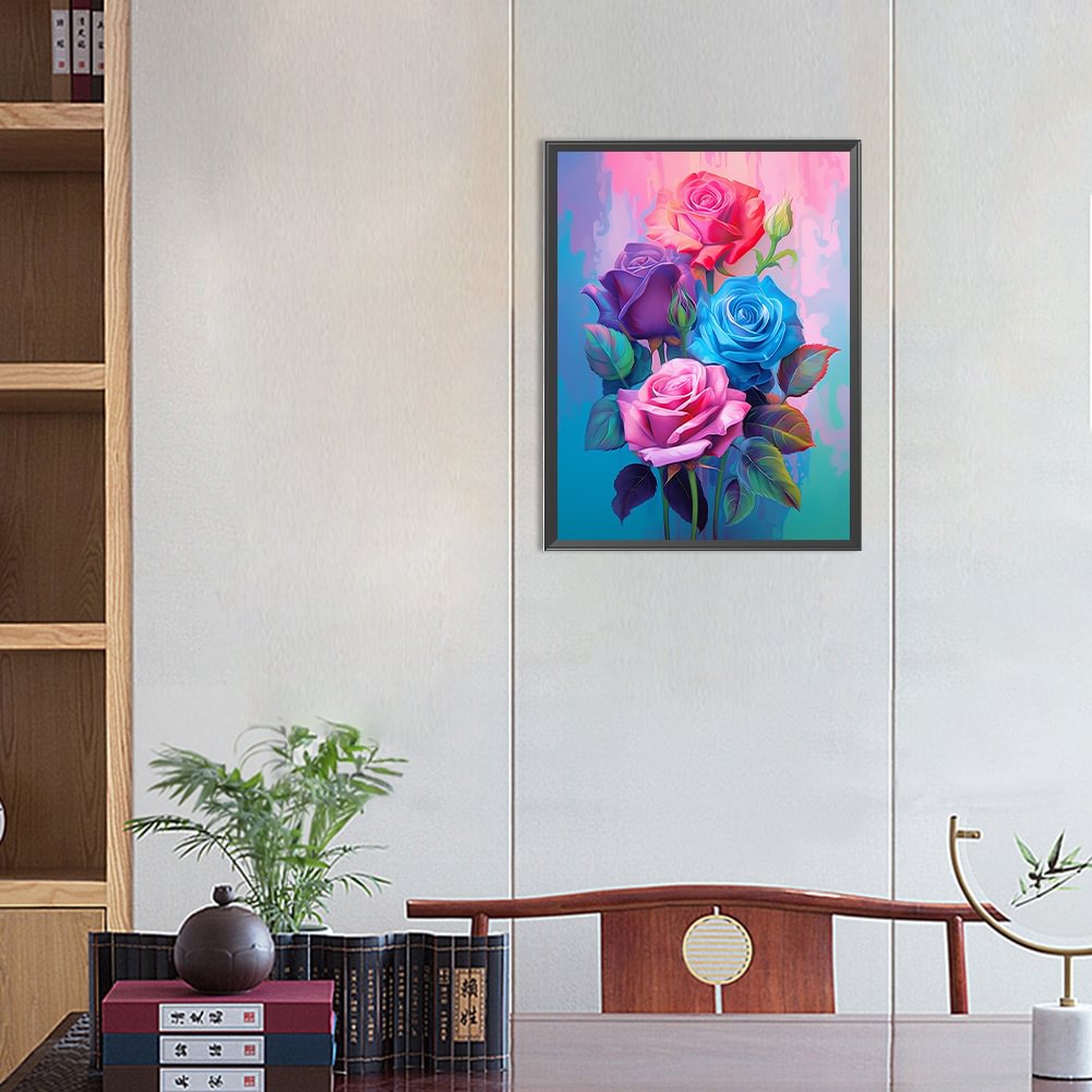 Colorful Flower | Diamond Painting