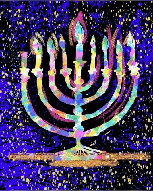 Jewish Hanukkah Judaica | Diamond Painting