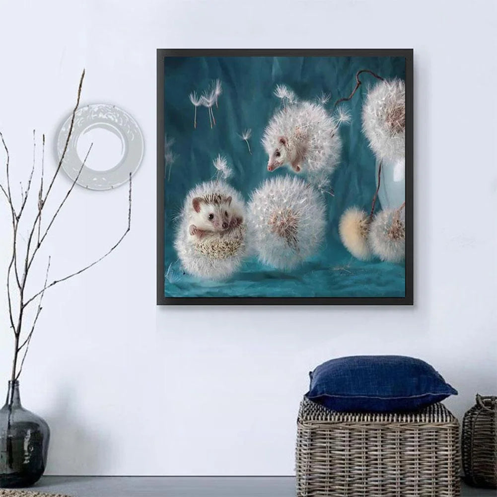 Hedgehog Flower | Diamond Painting