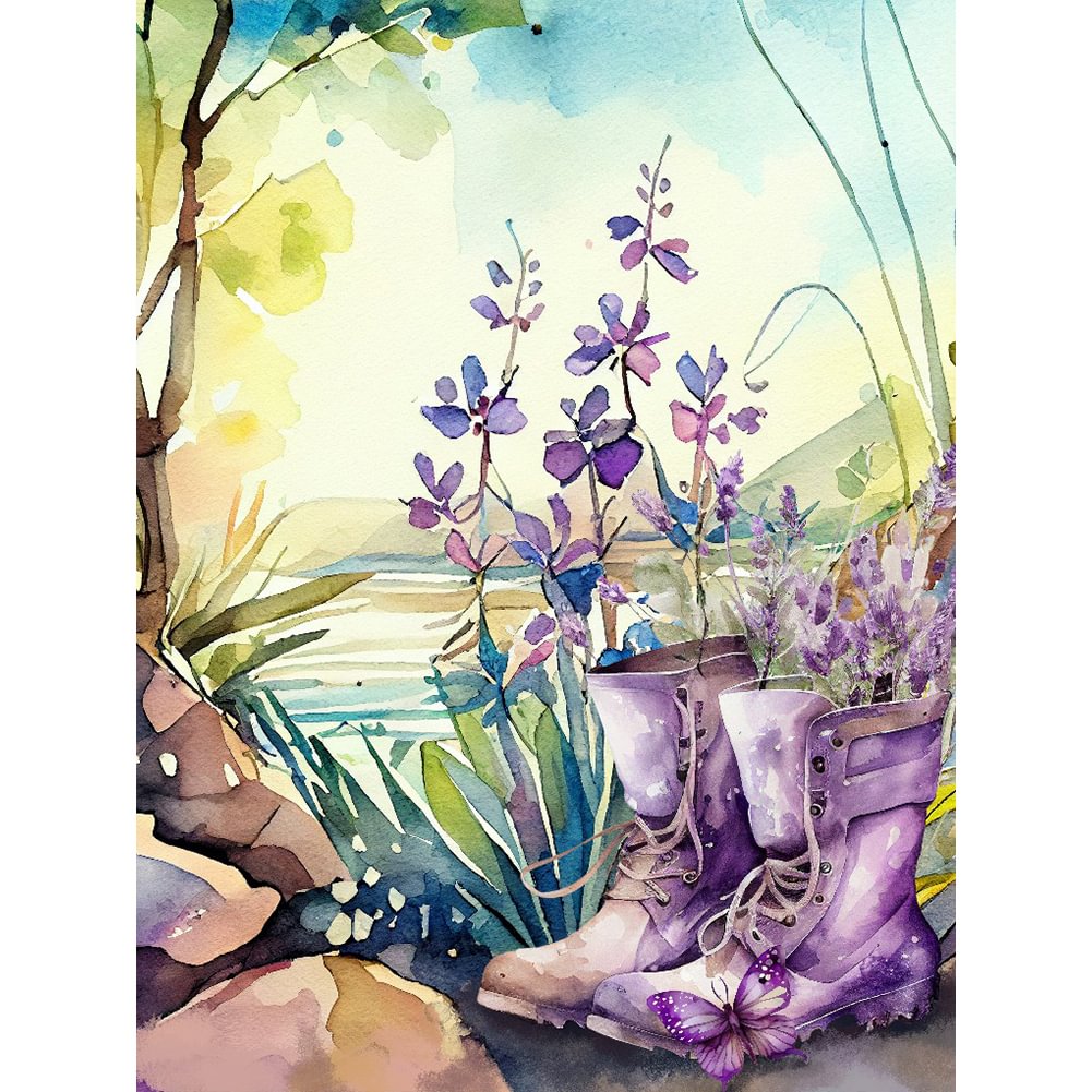 Flower Lavender | Diamond Painting