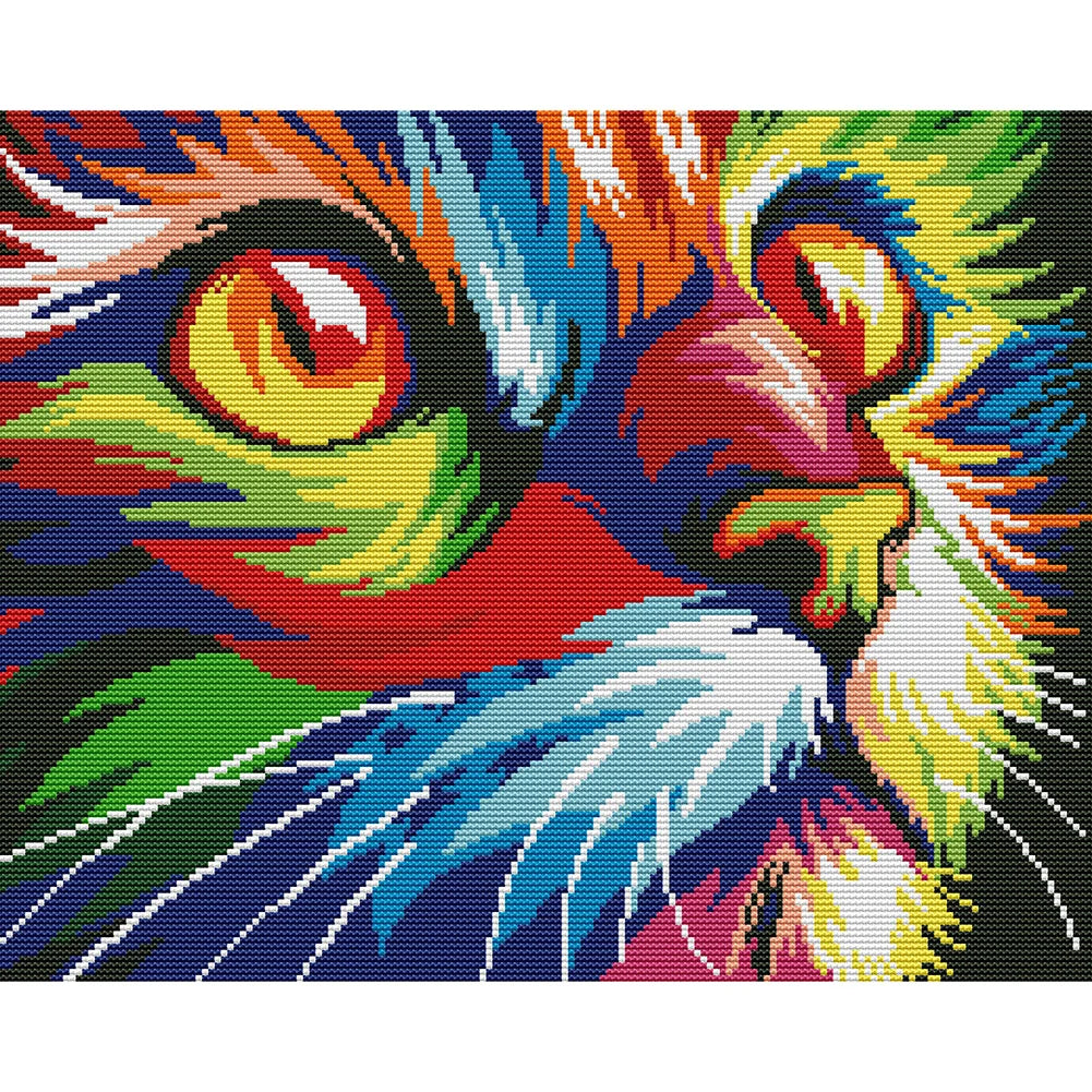 Colorful Cat | Diamond Painting