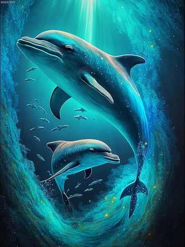 Dolphin | Cross Stitch Embroidery