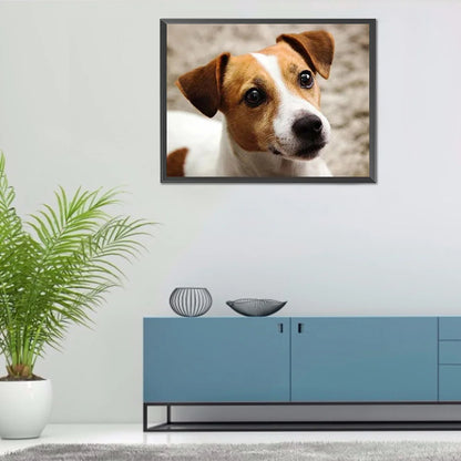Cute Dog Jack Russell | Diamond Painting