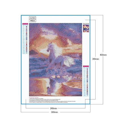 White Horse | Diamond Painting