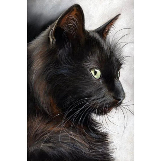 Black Cat | Cross Stitch Embroidery