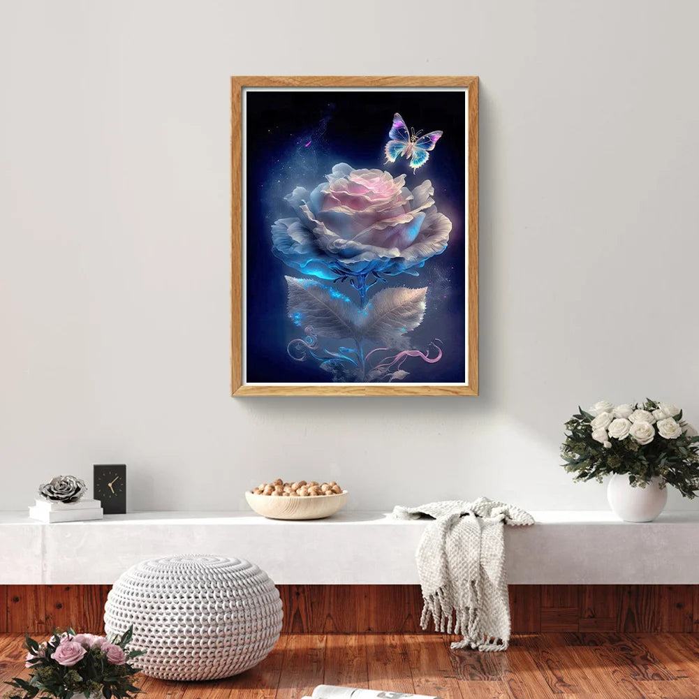 Butterfly Rose | Diamond Painting