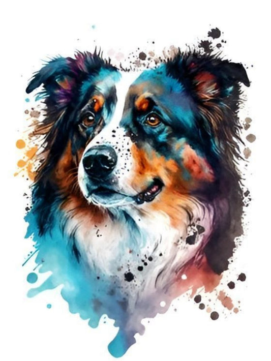 Dog Australian Shepherd | Diamond Painting