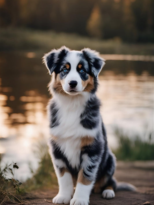 Dog Australian Shepherd | Diamond Painting