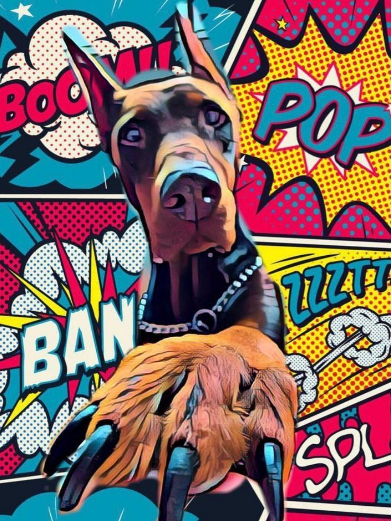 Dog Doberman | Cross Stitch Embroidery